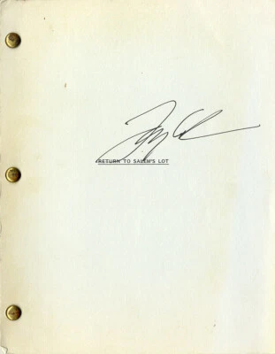 RETURN TO SALEM'S LOT, A (1987) Larry Cohen-signed film script - Image 1 of 3