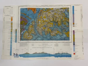 Ordnance Survey Geological, Solid, Folded Map, Kirkby Stephen area, 1972 - Picture 1 of 2