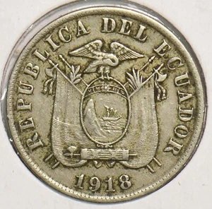 Ecuador 1918 5 Centavos 199016 combine shipping - Picture 1 of 2