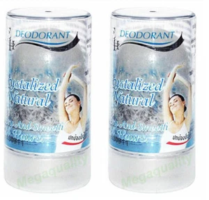 2 x Eliza Natural Deodorant Roll On Crystalized DRY SMOOTH Antiperspirant 24 hrs - Picture 1 of 3