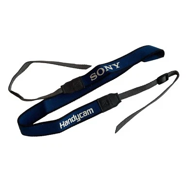 Sony Genuine Handycam Neck Shoulder Strap for Camcorder Blue 1.5” Wide - Image 1 of 3