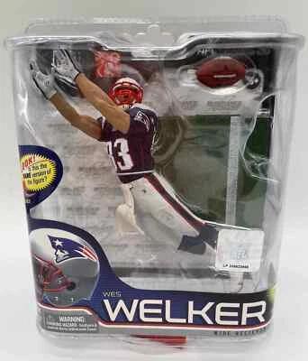 Figura de acción McFarlane NFL Sports Picks Series 26 Wes Welker [camiseta azul] Foto 1 de 3