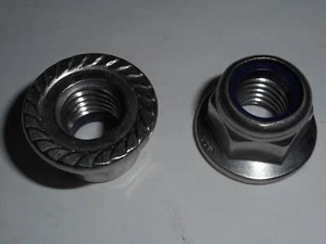 Sicherungsmuttern mit Flansch, Polyklemmteil und UKV DIN 6926 V2A Flanschmuttern - Bild 1 von 1