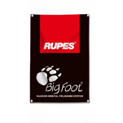 RUPES BIGFOOT Garage Wall Car motor  Racing Show Auto repair shop Banner Flag - image 1 of 4