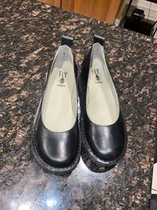 Fly london Mewi BLACK Wedge EU 37, NIB - Picture 1 of 10