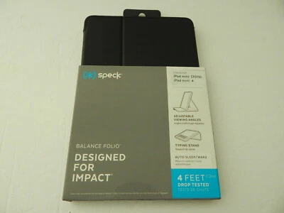 Speck Products  Balance Folio Case for iPad mini 4 Black New - Image 1 of 4