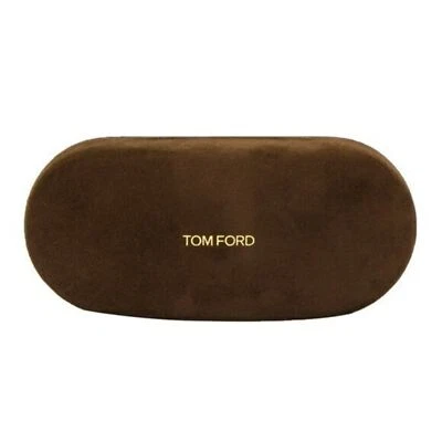 Tom Ford Brown Suede Eyeglass Case with Cleaning Cloth - Image 1 of 4