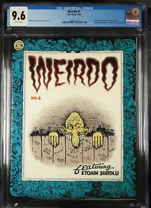 Weirdo Magazin #1 CGC 9.6 (1981, Last Gasp) Robert Crumb Cover, 1. Druck - Bild 1 von 2
