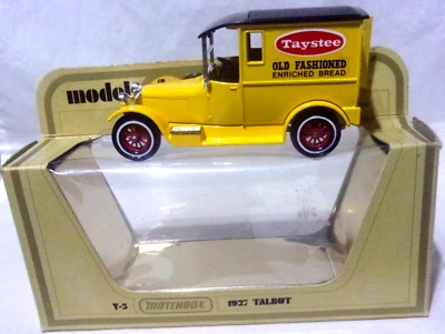 KKar Matchbox - Antaño 1978 - Y-5 * 1927 Talbot - Amarillo - Pan Taystee Foto 1 de 4