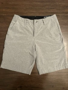 Volcom Men's Surf & Turf 4 Way Stretch Kerosene Hybrid Shorts Heather Grey S 30 - Picture 1 of 4