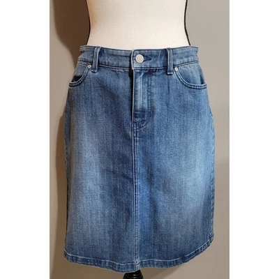 Falda vaquera de mezclilla Talbots Foto 1 de 4