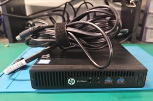 HP ProDesk 400 G2 Mini 2.5GHz i5-6500T 8GB RAM 256GB SDD USFF Desktop Windows 11 - Picture 1 of 10