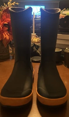 Bogs классический высоты черный (-30) дождя / снега водонепроницаемый ботинки - молодежный размер 4 - Изображение 1 из 4