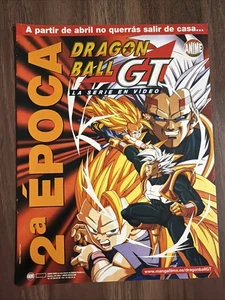 Dragon Ball GT La Serie En Video Spanish Print Ad Anime Spain Goku Gohan DBZ - Bild 1 von 2