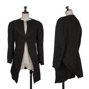 Yohji Yamamoto FEMME Linen No Collar Jacket Size 1(K-158168) - Picture 1 of 12