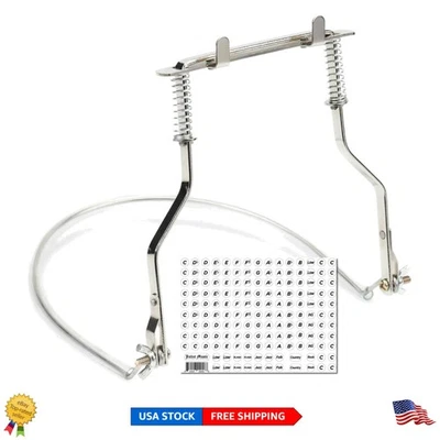 HH01 Adjustable Harmonica Holder - Lightweight 10-Hole Neck Brace for Musicians - Image 1 of 4