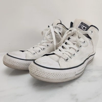 Tênis Converse Chuck Taylor High Street branco masculino tamanho 7 feminino 9 D9 - Imagem 1 de 4