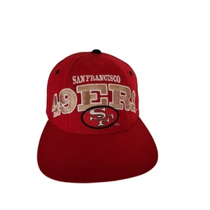 Vintage Starter NFL Red San Francisco 49ers Men's Snapback Hat New - Picture 1 of 8