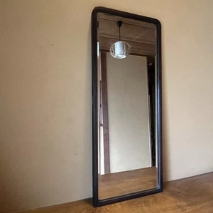 Vintage Japanese Floor Mirror High-end frame 78.2cm×32.8cm Mid Century 1940s - Picture 1 of 23