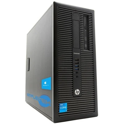 HP 800 G1 i5 4430 3.00GHZ 16GB 240GB 2GB GPU GT710 WIN11 PC FISSO TOWER RS232 - Immagine 1 di 4