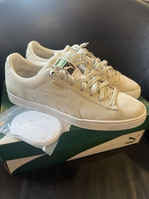 Puma Suede Classic Xxi Lace Up  Mens Off White Size 11.5 Sneakers Shoes 37491503 - Image 1 of 4