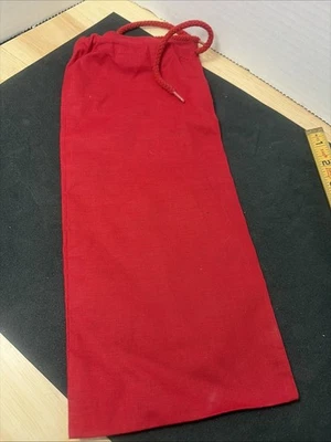 Bolsa de regalo para botella de vino - Paquete de 5 diseño rojo - Bolsa con cordón reutilizable Foto 1 de 4