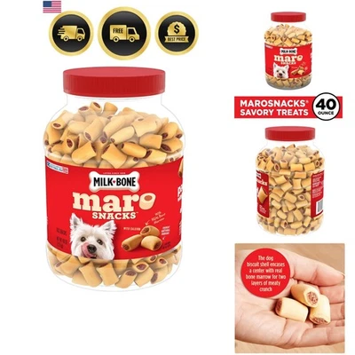 Contenedor de 40 oz de golosinas para perros de raza pequeña de médula ósea para todas las etapas de la vida Foto 1 de 4