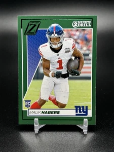 Malik Nabers 2024 Zenith Green 2 Minute Drill Rookie RC New York Giants #171 - Picture 1 of 2