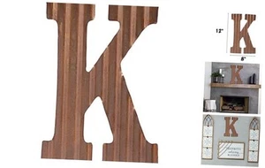 - 12" Metal Letters for Wall Decor, Corrugated Rusty Letters, Rustic Hanging K - Picture 1 of 6