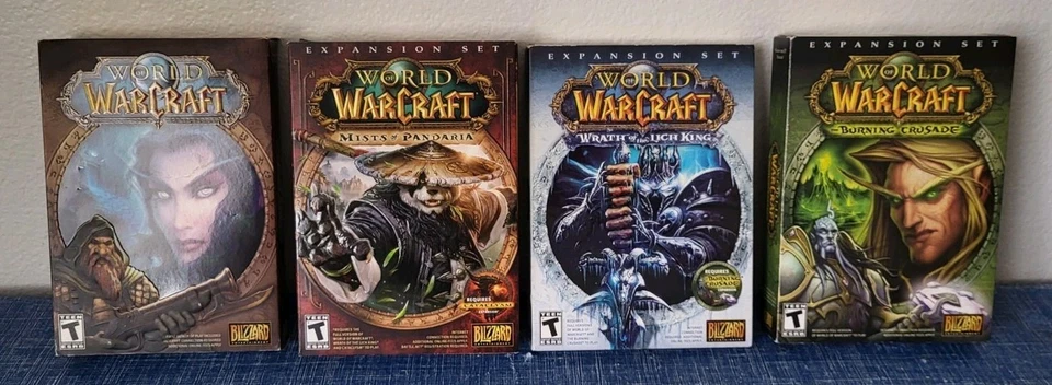 World Of Warcraft • PC/MAC • Lot Of 4 Games • Excellent Condition! - Image 1 of 4