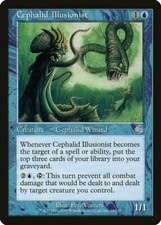 Cephalid Illusionist Torment HEAVILY PLD Blue Uncommon MAGIC MTG CARD ABUGames