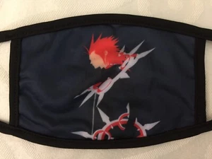 Kingdom Hearts Disney Face Mask for Adults Axel Organization XIII Colorblock - Picture 1 of 9