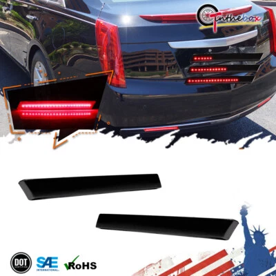 Дымчатые линзы бампер отражатель задний тормоз задние противотуманные фары для Cadillac XTS 2013-17 - Изображение 1 из 4