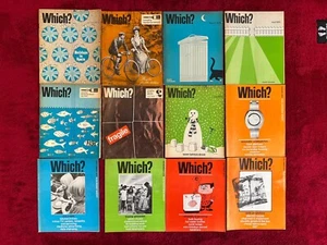 Which? Magazine Bundle x12 Full Year 1972 Jan to Dec Vintage Retro Collectible - Picture 1 of 13