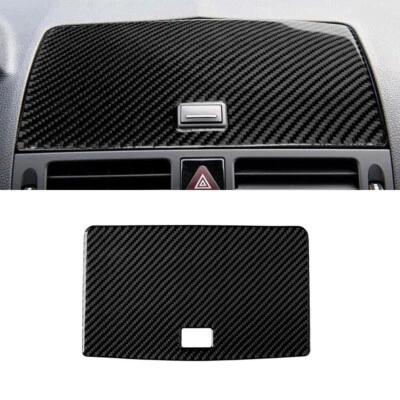 Cubierta del panel de control de navegación de fibra de carbono para Mercedes-Benz Clase C W204 Foto 1 de 4