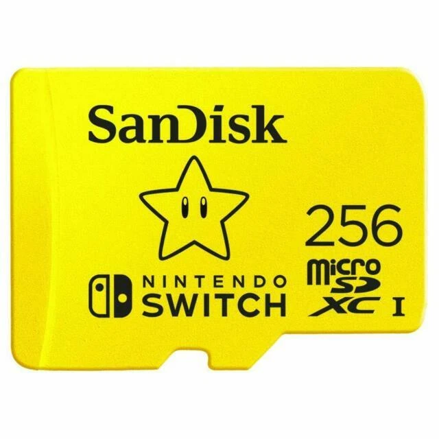 SanDisk Gaming 256GB Micro SD microSDXC Memory Card - SDSQXAO-256G-GNCZN