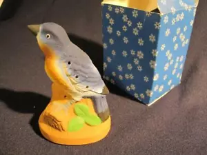 COTY Bluebird blue Bird figure POMANDER Sweet Earth fragrance scented Rocks NOS - Picture 1 of 7