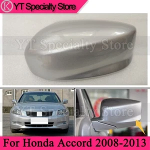 For Honda Accord 2008-2013 Sliver Rearview Door Wing Mirror Cover Cap LH - Picture 1 of 9