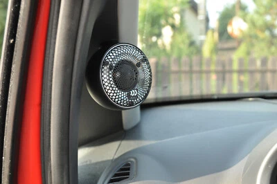 MOREL SUPREMO PICCOLO v2 HIGH-END TWEETERS + ALUMINIUM HOUSINGS/PODS BLACK, NEW