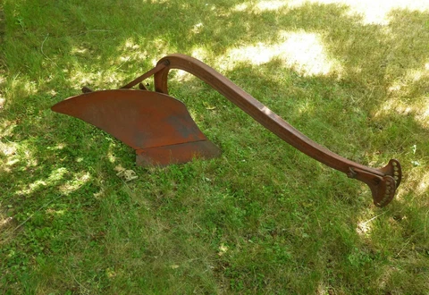Antique Steel Horse-Drawn One-Row Cultivator Cover