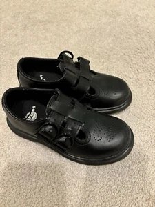 Dr. Martens Doc 8065 J Smooth Leather Mary Jane Girls Size 11 (little Kid) - Picture 1 of 8
