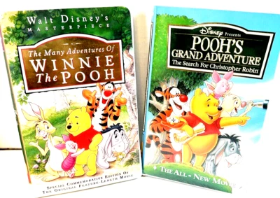 Disney's Winnie the Pooh and Pooh's Grand Adventures VHS 2 tapes - Image 1 of 4