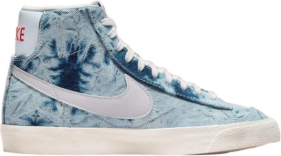 Size 6.5 - Nike Blazer '77 Mid Washed Denim W