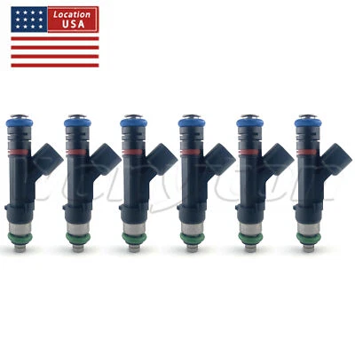 Inyectores de combustible EV14 6F1Z-AA para Ford Taurus 2000 3,0 L V6 26 lb actualización 6 piezas Foto 1 de 4