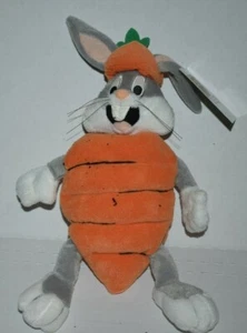 Warner Brothers Store Bugs Bunny in a Carrot Bean Bag Plush 1998 NWT - Bild 1 von 3