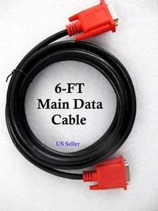 Cable de prueba de datos principal de 6 pies compatible con lector de códigos de escáner Autel MaxiDAS DS708 - Imagen 1 de 4