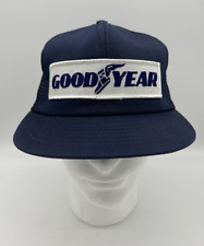 Vintage Swingster USA MADE Goodyear Racing Tires Trucker Hat Snapback Cap