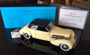 Franklin Mint 1937 Cord 812 Phaeton Coupe 812 - A Gordon Buehrig Designed Car - Picture 1 of 7