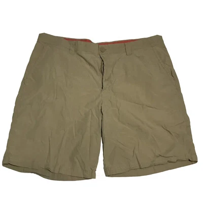 Men's Columbia Light Tan Casual Pockets Shorts Size 40 W x 10" Inseam EUC - Image 1 of 4