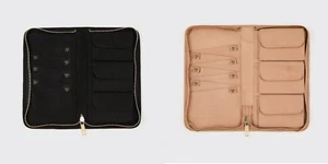 KnitPro Knitting Needle Cable Case- Beige or Black - Picture 1 of 7